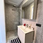 In A Modern With A Private Pool In
