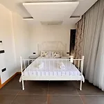 In A Modern With A Private Pool In
