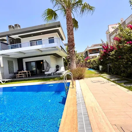 In A Modern With A Private Pool In Çeşme