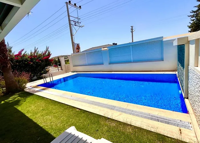In A Modern With A Private Pool In