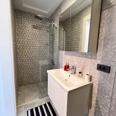 In A Modern With A Private Pool In